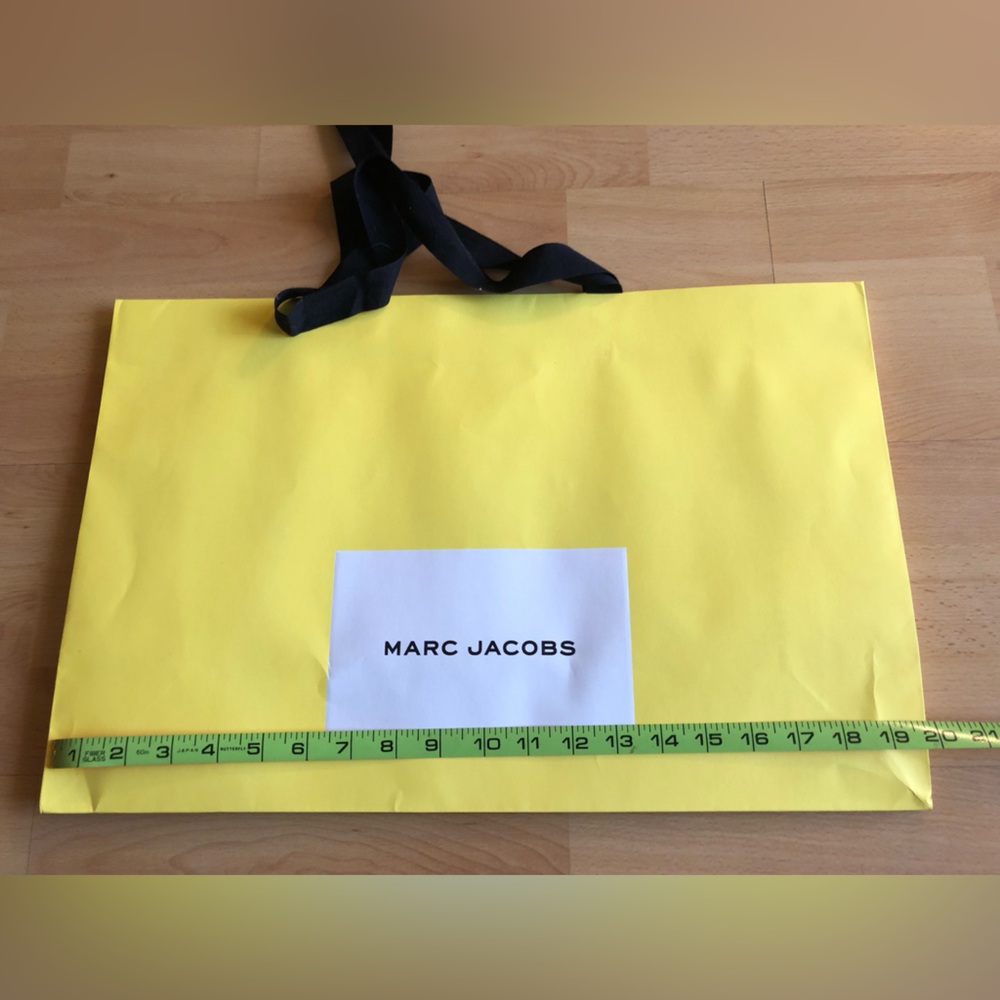 Marc Jacobs Yellow Tote with Black Straps